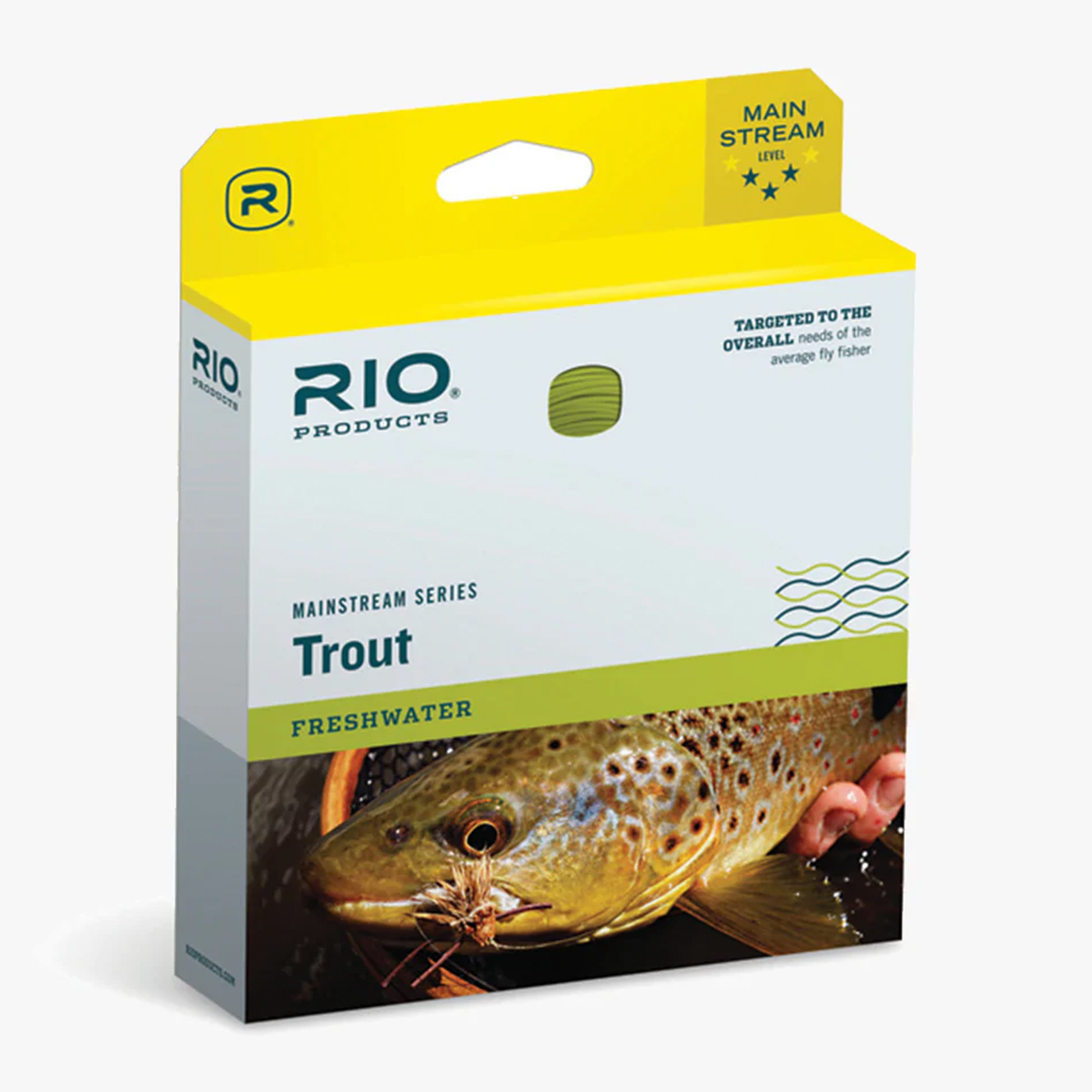 RIO Products WF3F Mainstream Series Casting Line for Fly Fishing, Green